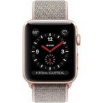 Apple Watch Series 3 GPS + Cellular Smartwatch (Black Strap, 42mm)