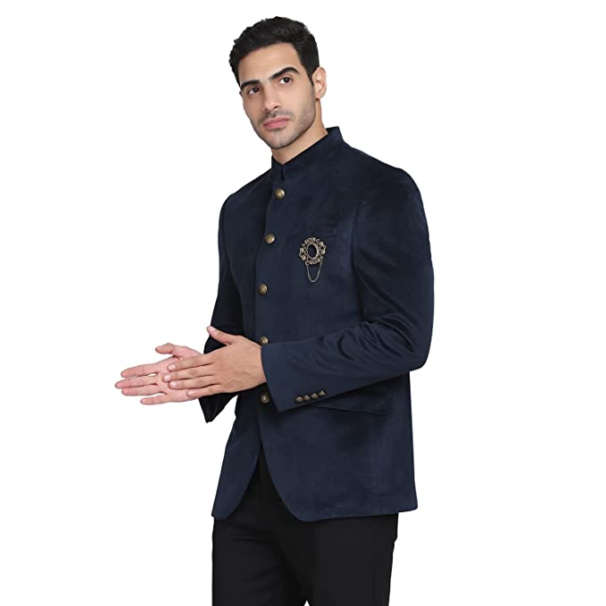 blackberrys Men's Formal Bandhgala Slim Fit Blazer-NL-DO-FRANCO2 - Image 3