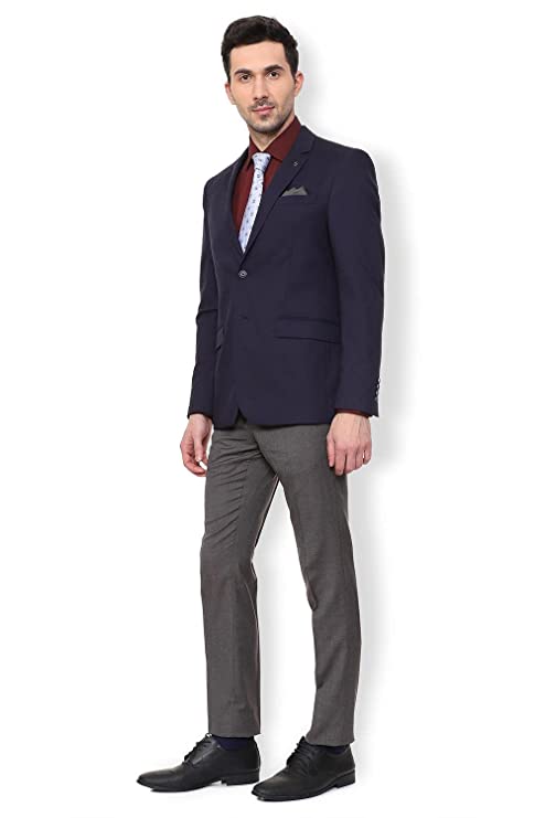 Van Heusen Men's Notch Lapel Slim fit Blazer - Image 3