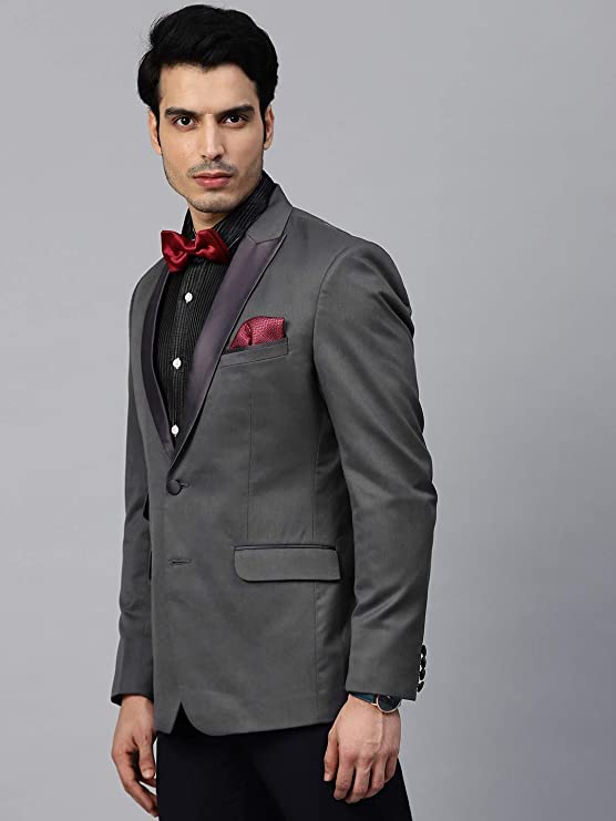 MANQ Men's Slim Fit Casual Blazer - Image 2