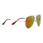VIRLA Unisex Tangerine Orange Aviator