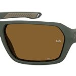 Under Armour Polarized Square Male's Sunglasses-(UA RECON DLD 646A| Green color