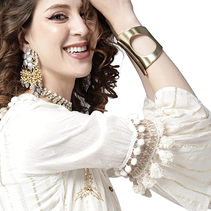 ishin Women's Cotton Above Knee A-Line Dress - Image 2